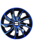 Poklice na auto Seat 15" QUAD modré