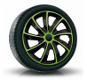 Poklice na auto 15" QUAD Zelené