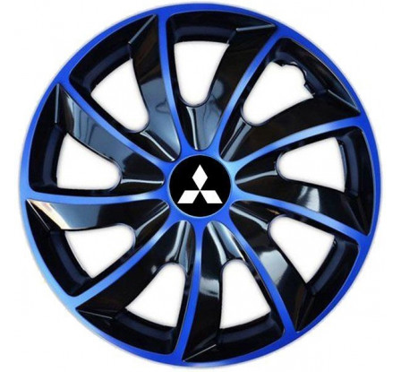 Poklice na auto Mitsubishi 17" QUAD modré