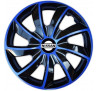 Poklice na auto Nissan 17" QUAD modré