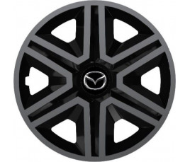 Poklice na auto Mazda 15" Action grafitovo - černé