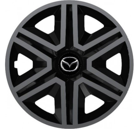 Poklice na auto Mazda 15" Action grafitovo - černé
