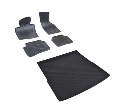 Set koberců + vana do kufru Volkswagen PASSAT B7 2010-2015