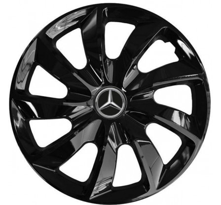 Poklice na auto Mercedes 15" STIG černé