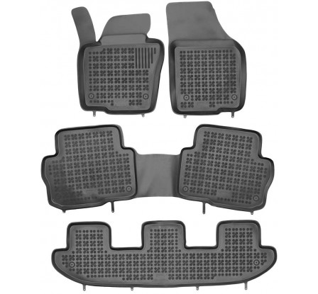 Koberce gumové se zvýšeným okrajem Seat ALHAMBRA 7M 2010-