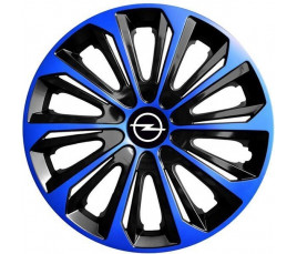 Poklice na auto Opel 16" STRONG duocolor modré