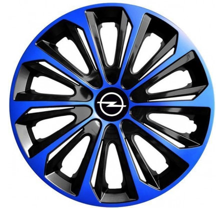 Poklice na auto Opel 16" STRONG duocolor modré