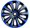 Poklice na auto Suzuki 16" STRONG duocolor modré