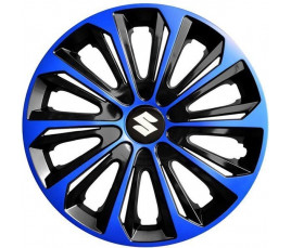 Poklice na auto Suzuki 16" STRONG duocolor modré