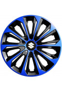 Poklice na auto Suzuki 16" STRONG duocolor modré
