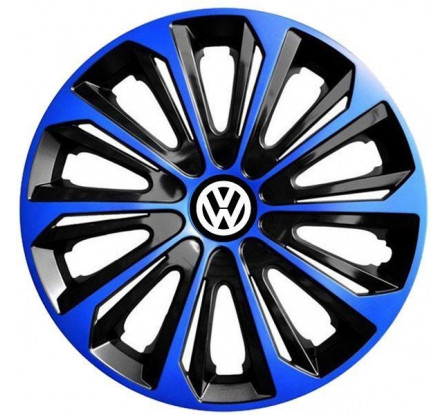 Poklice na auto Volkswagen 16" STRONG duocolor modré