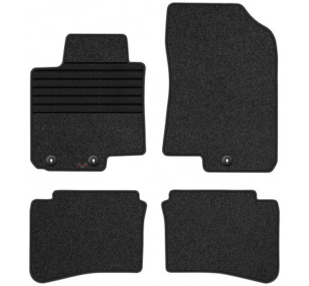 Koberce textilní HYUNDAI  i20 II 2015-2020 karbonové