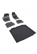 Set koberců + vana do kufru Škoda FABIA II Combi 2007-2014