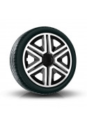 Poklice na auto 15" Action bielo - černé