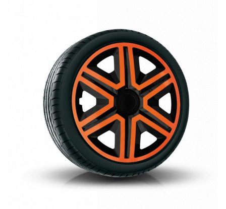 Poklice na auto 15" Action - duocolor orange