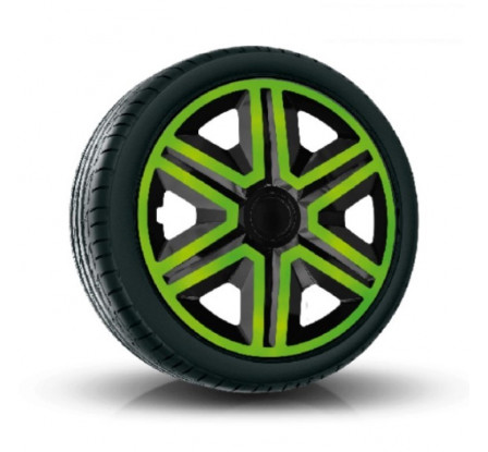 Poklice na auto 16" Action - zelené