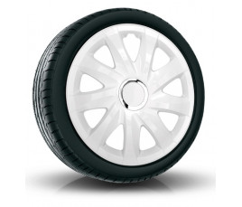 Poklice na auto 14" DRIFT biele
