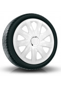 Poklice na auto 15" DRIFT biele