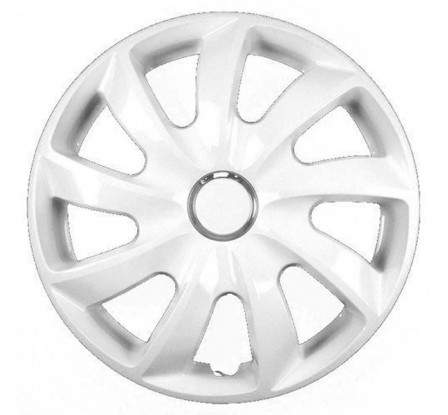 Poklice na auto 15" STIG Biele Lakované