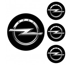 Logo na stredy kolies - živicové 4ks - OPEL 55mm